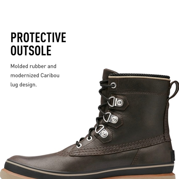 New Men’s Sorel Caribou street boots - Picture 12 of 12